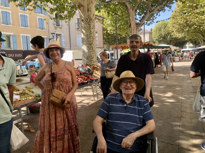 Sortie au marché