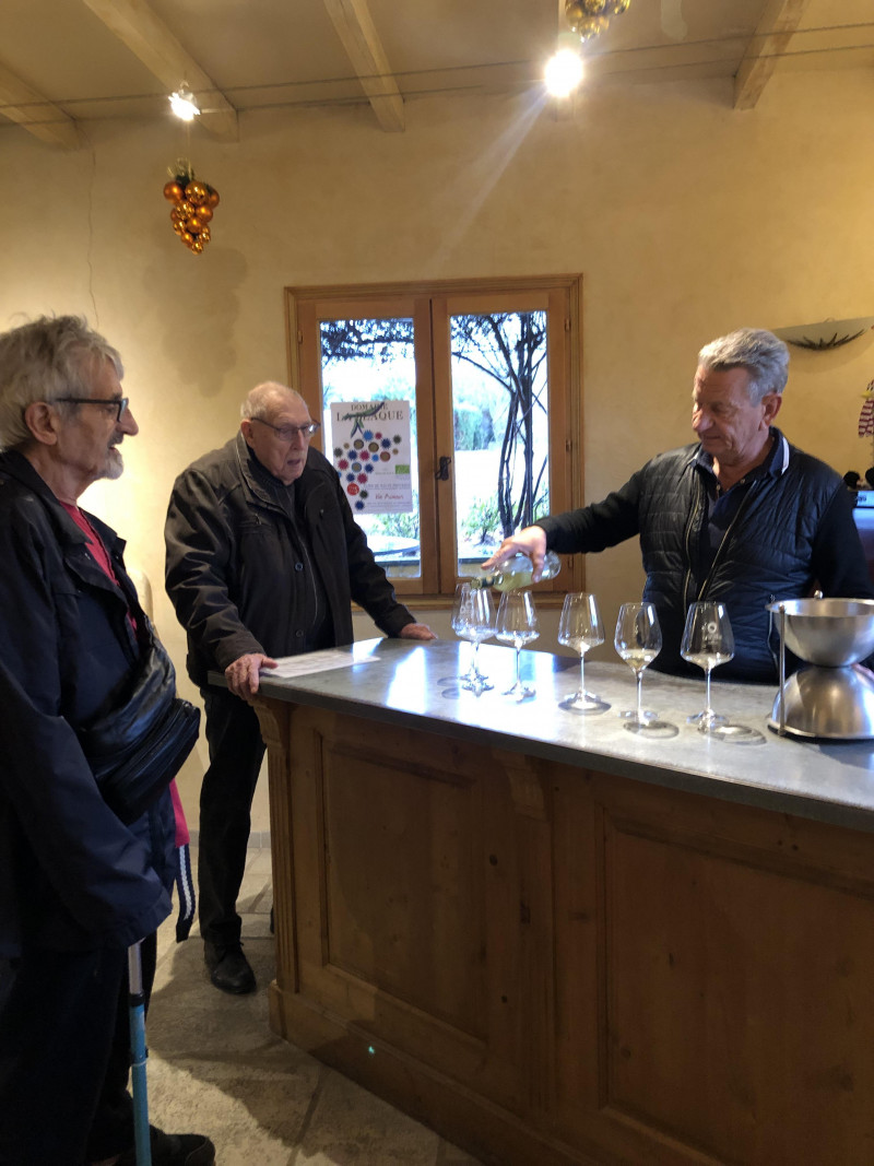 Visite du Domaine La Blaque à Pierrevert