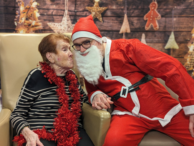 La visite du Père Noël